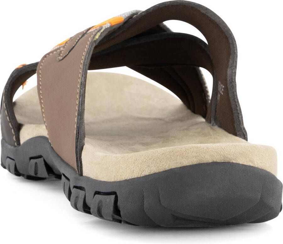 Travelin' Travelin Solsvik Slipper Leren Outdoor- Sport- en WandelSablealen met Profielzool Bruin - Foto 5