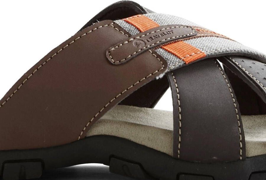 Travelin' Travelin Solsvik Slipper Leren Outdoor- Sport- en WandelSablealen met Profielzool Bruin - Foto 6