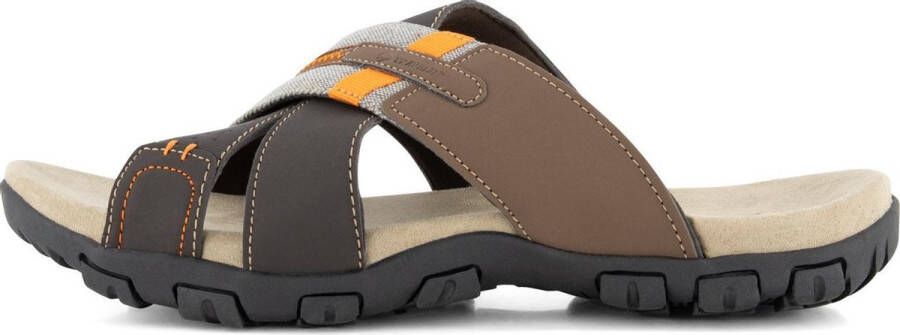 Travelin' Travelin Solsvik Slipper Leren Outdoor- Sport- en WandelSablealen met Profielzool Bruin - Foto 7