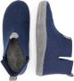 Travelin ' Stay-Home Dames Sloffen Wollen Pantoffels suède zool Marine Blauw - Thumbnail 3