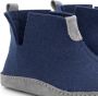 Travelin ' Stay-Home Dames Sloffen Wollen Pantoffels suède zool Navy Blauw - Thumbnail 5