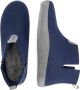Travelin ' Stay-Home Heren Sloffen Wollen Pantoffels suède zool Marine Blauw - Thumbnail 7