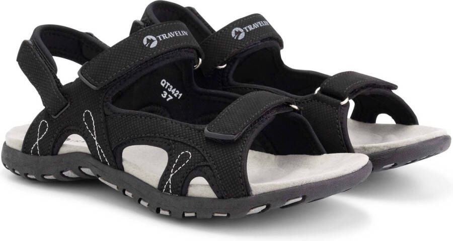 Travelin ' Stranda Wandelsandalen Dames Zwart - Foto 7