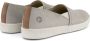 Travelin ' Tours Dames Leren instappers Slip-On Espadrilles Grijs Leer - Thumbnail 7