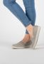 Travelin ' Tours Dames Leren instappers Slip-On Espadrilles Grijs Leer - Thumbnail 10