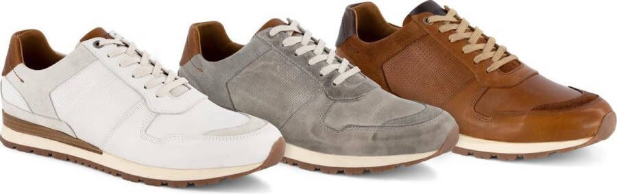 Travelin ' Worcester Casual leren herensneakers Veterschoen Grijs Leer - Foto 11