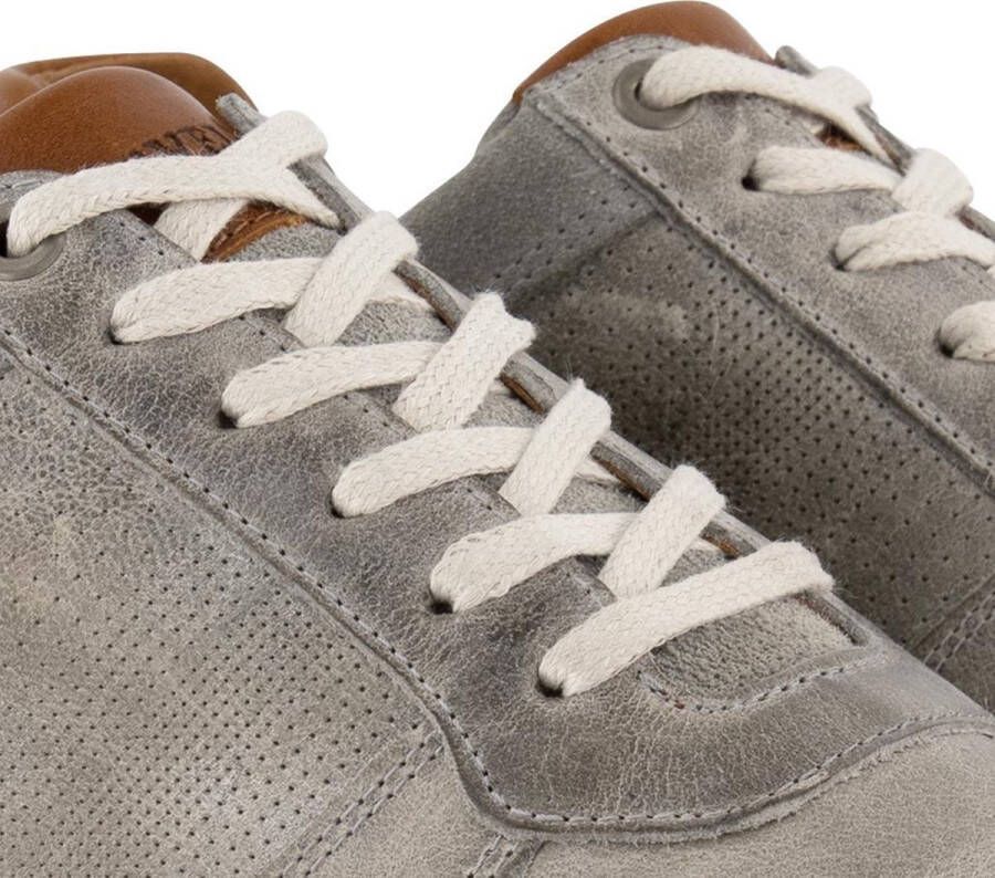 Travelin ' Worcester Casual leren herensneakers Veterschoen Grijs Leer - Foto 3