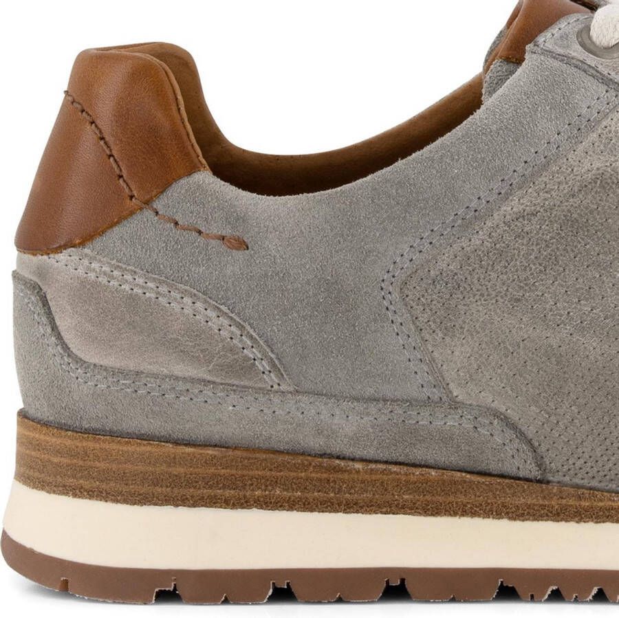 Travelin ' Worcester Casual leren herensneakers Veterschoen Grijs Leer - Foto 4