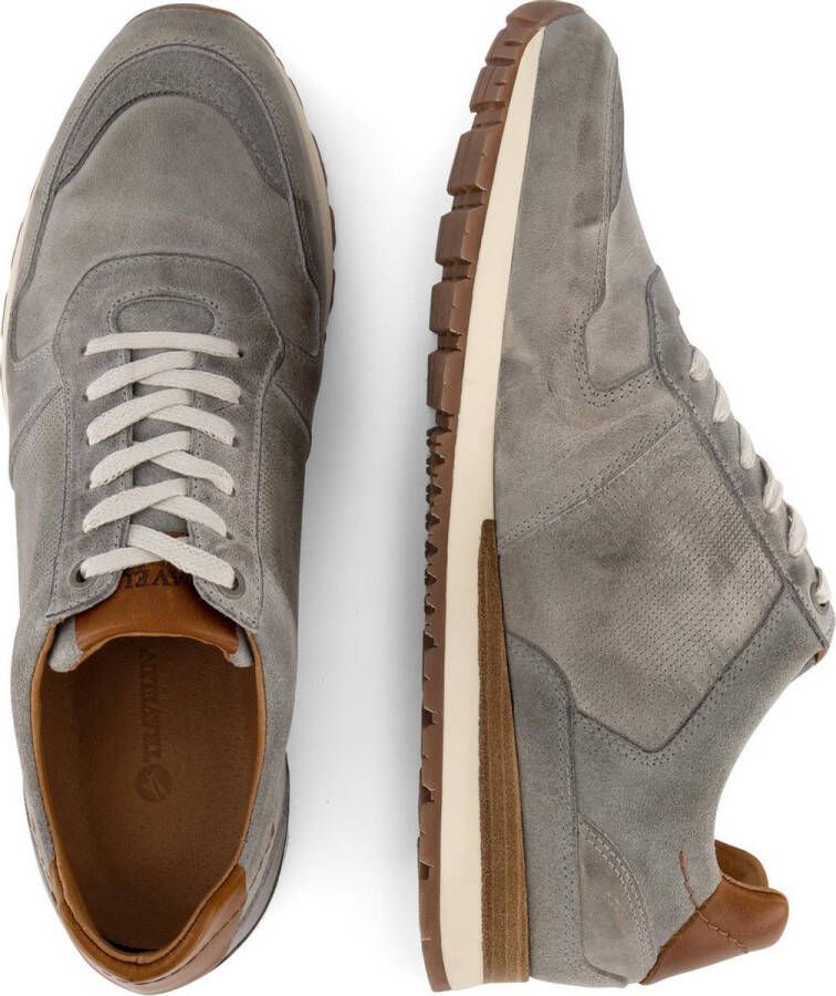 Travelin ' Worcester Casual leren herensneakers Veterschoen Grijs Leer - Foto 7