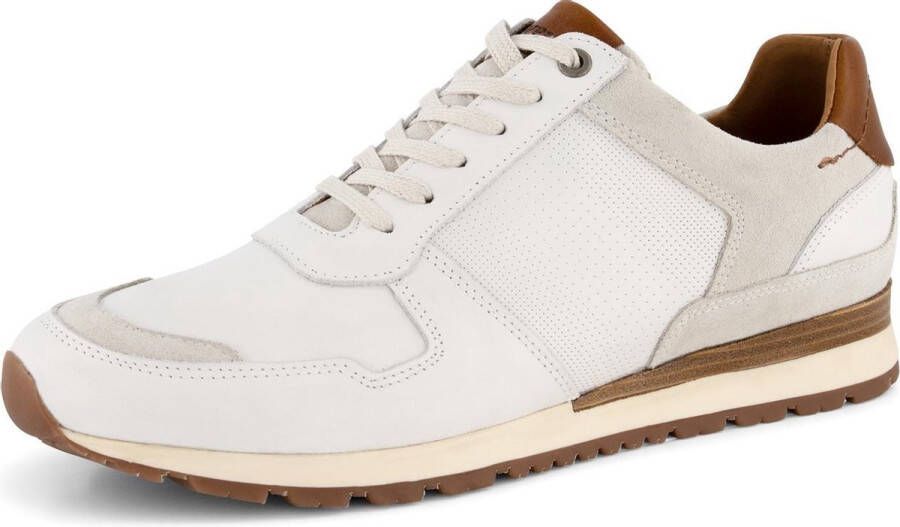 Travelin ' Worcester Casual leren herensneakers Veterschoen Wit Leer - Foto 3