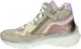 Twins 322661~~~~~~~~~~~~~~~~~~~~~~~~ MeisjesHalf-hoogKindersneakers Wit beige - Thumbnail 4
