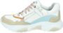 Twins 323157~~~~~~~~~~~~~~~~~~~~~~~~ MeisjesLage schoenenKindersneakers Wit beige - Thumbnail 4