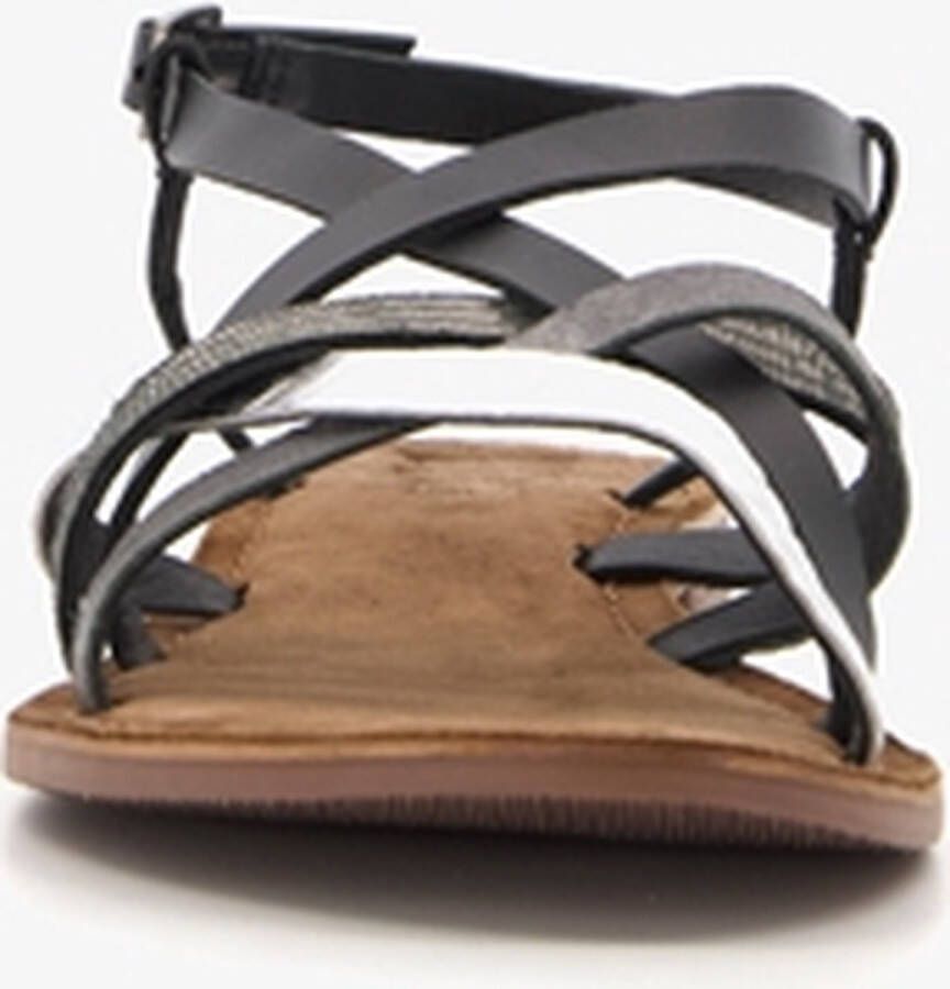 TwoDay dames sandalen zwart zilver - Foto 5
