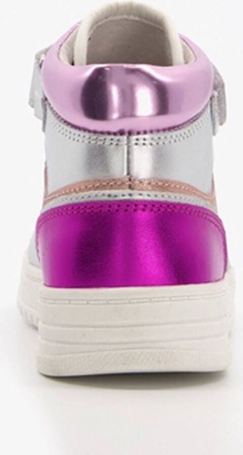 TwoDay meisjes sneakers met metallic details Roze Echt leer - Foto 3