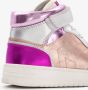 TwoDay meisjes sneakers met metallic details Roze Echt leer - Thumbnail 5