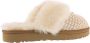 Ugg Comfortabele Gebreide Schapenvacht Instappers Beige Dames - Thumbnail 15
