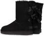 Ugg Dameslaarzen van omgekeerd schapenleer en suède voor herfst winter Black Dames - Thumbnail 8