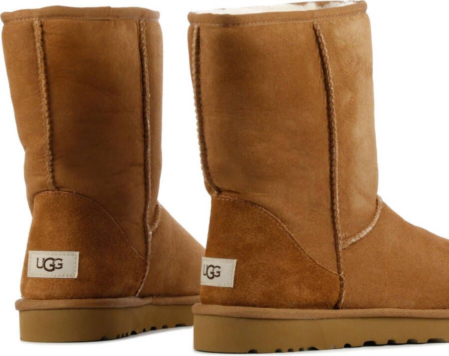 UGG Enkellaarzen Heren Boots Laarzen Herenschoenen Wol Classic short Cognac