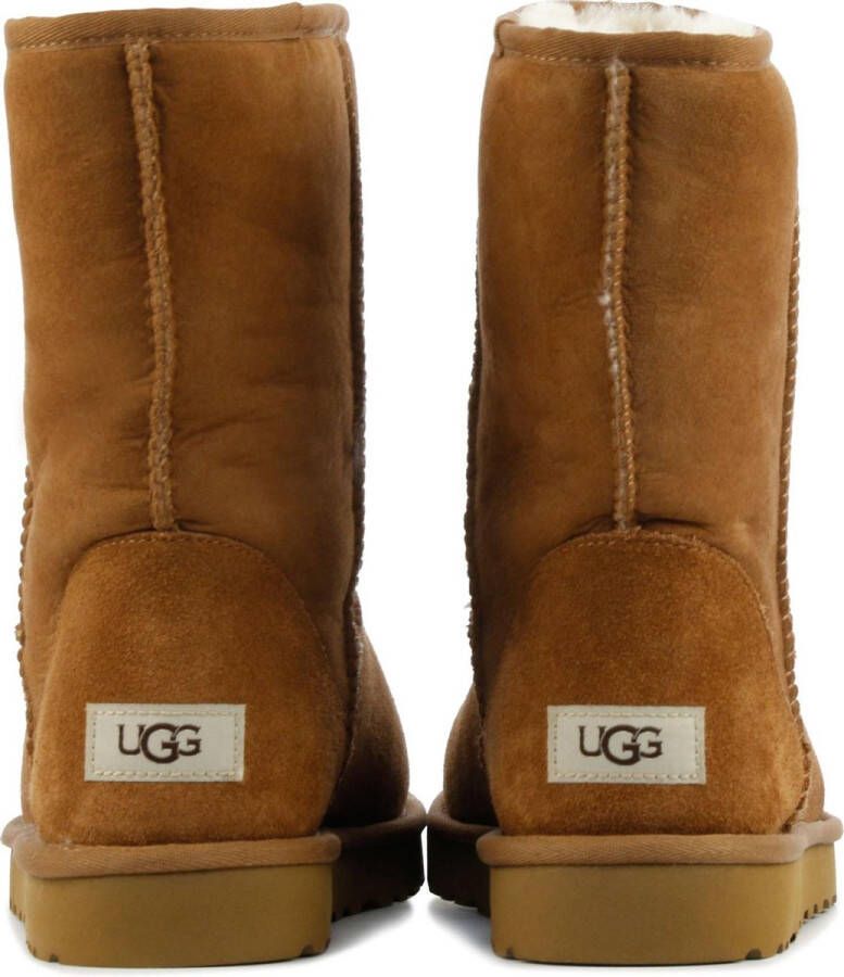 UGG Enkellaarzen Heren Boots Laarzen Herenschoenen Wol Classic short Cognac