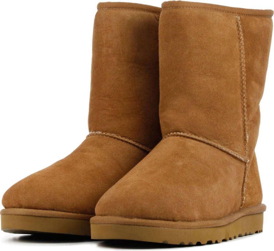 UGG Enkellaarzen Heren Boots Laarzen Herenschoenen Wol Classic short Cognac