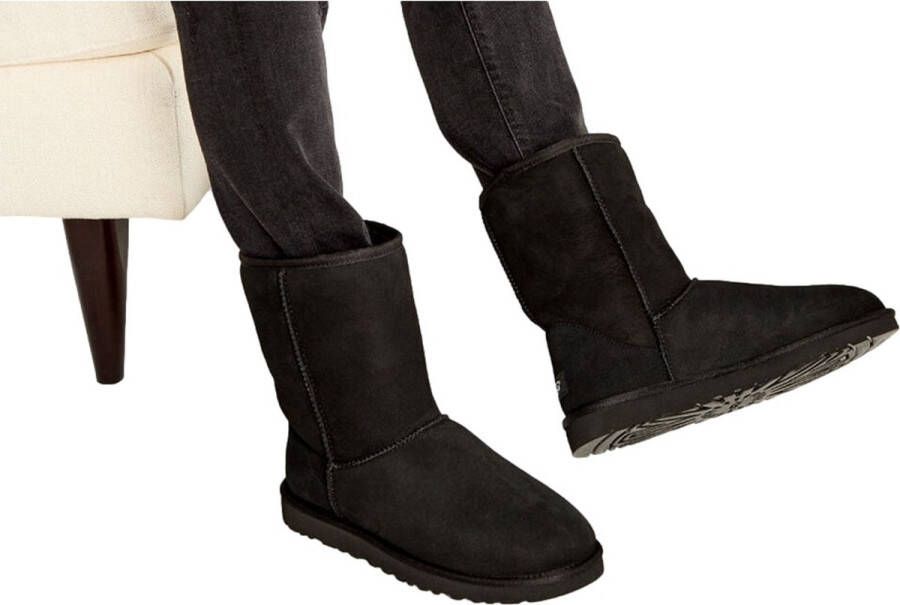 UGG Enkellaarzen Heren Boots Laarzen Herenschoenen Wol Classic short Zwart