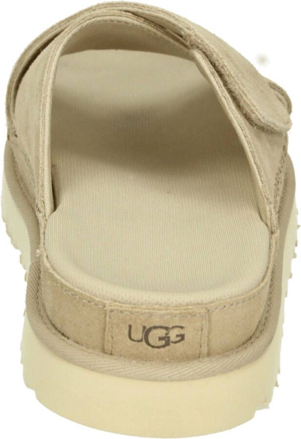 UGG GOLDENSTAR CROSS SLIDE Volwassenen Dames slippers Wit beige