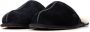 UGG Pantoffels Heren Sloffen Instappers Wol Harde zool Open hiel 1101111 Zwart - Thumbnail 12