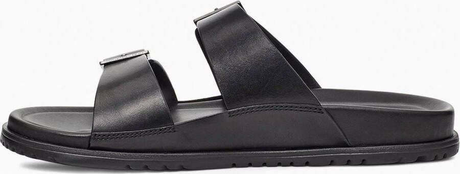 UGG M Wainscott Buckle Slide Slippers Heren Zwart