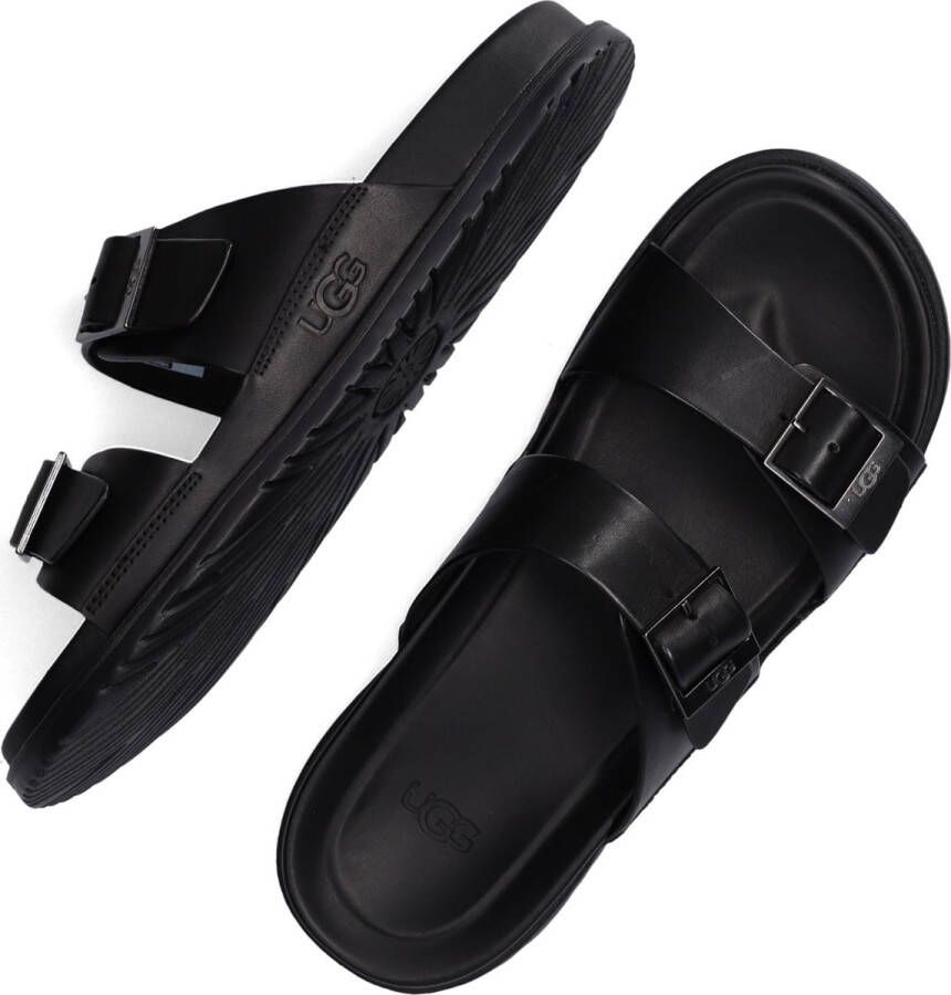 UGG M Wainscott Buckle Slide Slippers Heren Zwart