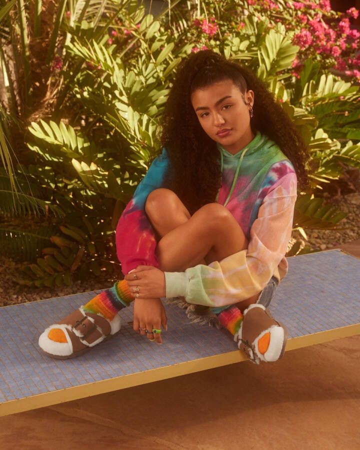 UGG Outside Buckle Dames Slippers