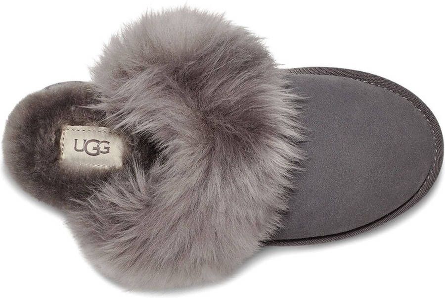 UGG Pantoffels Dames Sloffen Instappers Canvas Harde zool Open hiel 1122750 Grijs