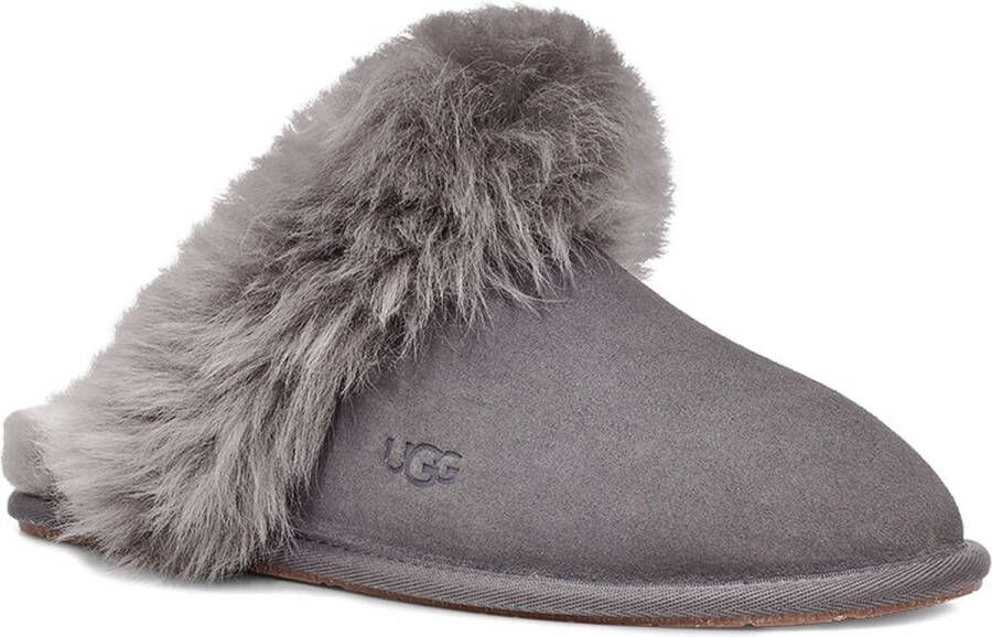 UGG Pantoffels Dames Sloffen Instappers Canvas Harde zool Open hiel 1122750 Grijs