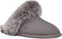 UGG Pantoffels Dames Sloffen Instappers Canvas Harde zool Open hiel 1122750 Grijs - Thumbnail 5