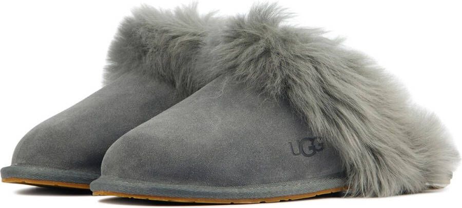 UGG Pantoffels Dames Sloffen Instappers Canvas Harde zool Open hiel 1122750 Grijs