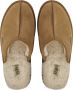 UGG Pantoffels Heren Sloffen Instappers Wol Harde zool Open hiel 1101111 Cognac - Thumbnail 12