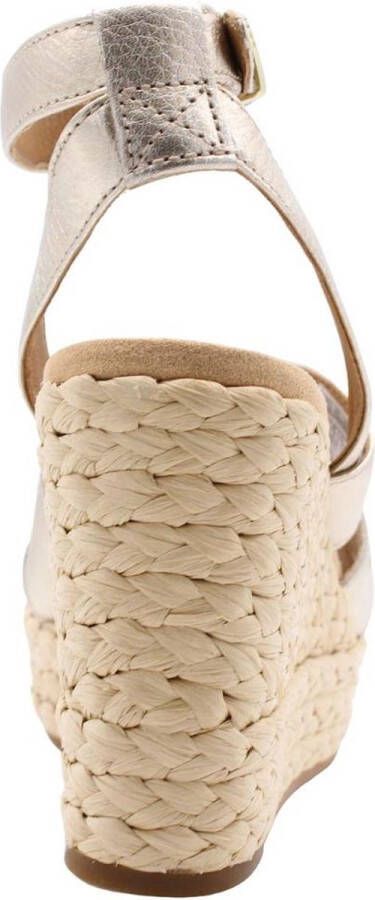 UGG W Careena Dames Sandalen Goud Metallic