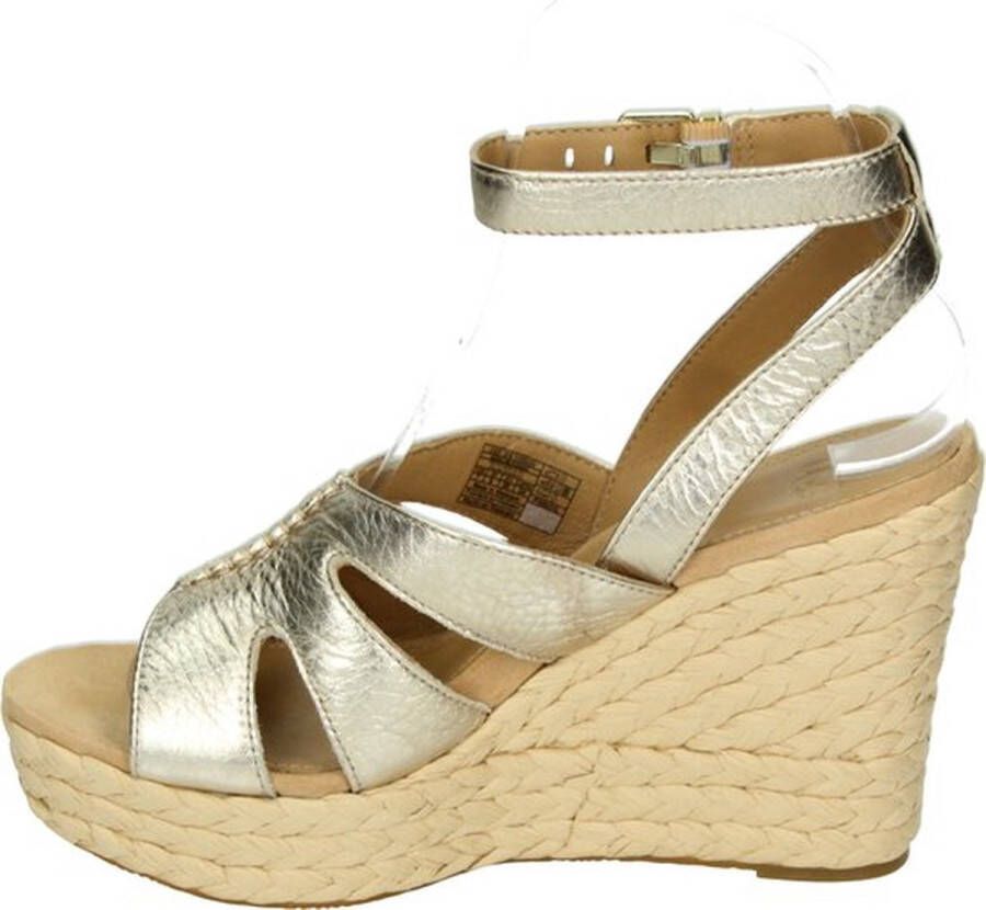 UGG W Careena Dames Sandalen Goud Metallic