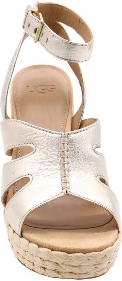 UGG W Careena Dames Sandalen Goud Metallic