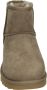 UGG Enkellaarsjes Dames Laarzen Damesschoenen Suède Classic Mini II Beige combi - Thumbnail 8
