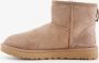 UGG Enkellaarsjes Dames Laarzen Damesschoenen Suède Classic Mini II Beige combi - Thumbnail 9