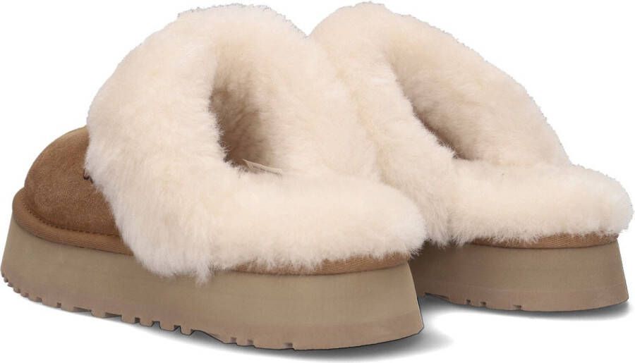 UGG W Disquette Dames Sloffen Chestnut