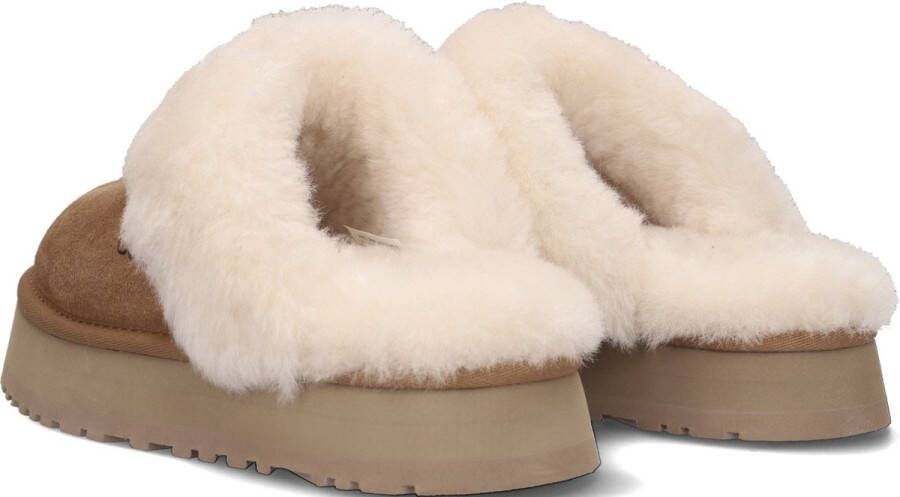 UGG W Disquette Dames Sloffen Chestnut