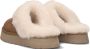 UGG Pantoffels Dames Sloffen Instappers Suède Harde zool Dichte hiel Disquette Cognac - Thumbnail 15
