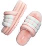 UGG Maxi Slide Logo 1127067-PSLP Vrouwen Roze Pantoffels - Thumbnail 9
