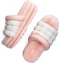 UGG W Maxi Slide Logo Pantoffels Sloffen Dames Roze - Thumbnail 9