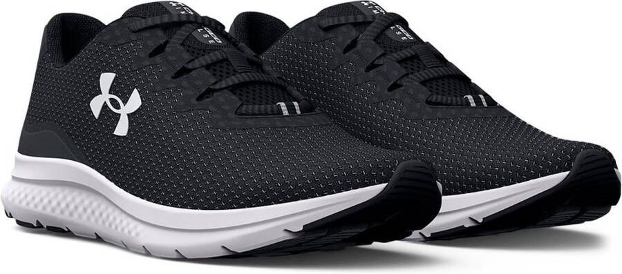 Under Armour Charged Impulse 3 Hardloopschoenen Black White Dames