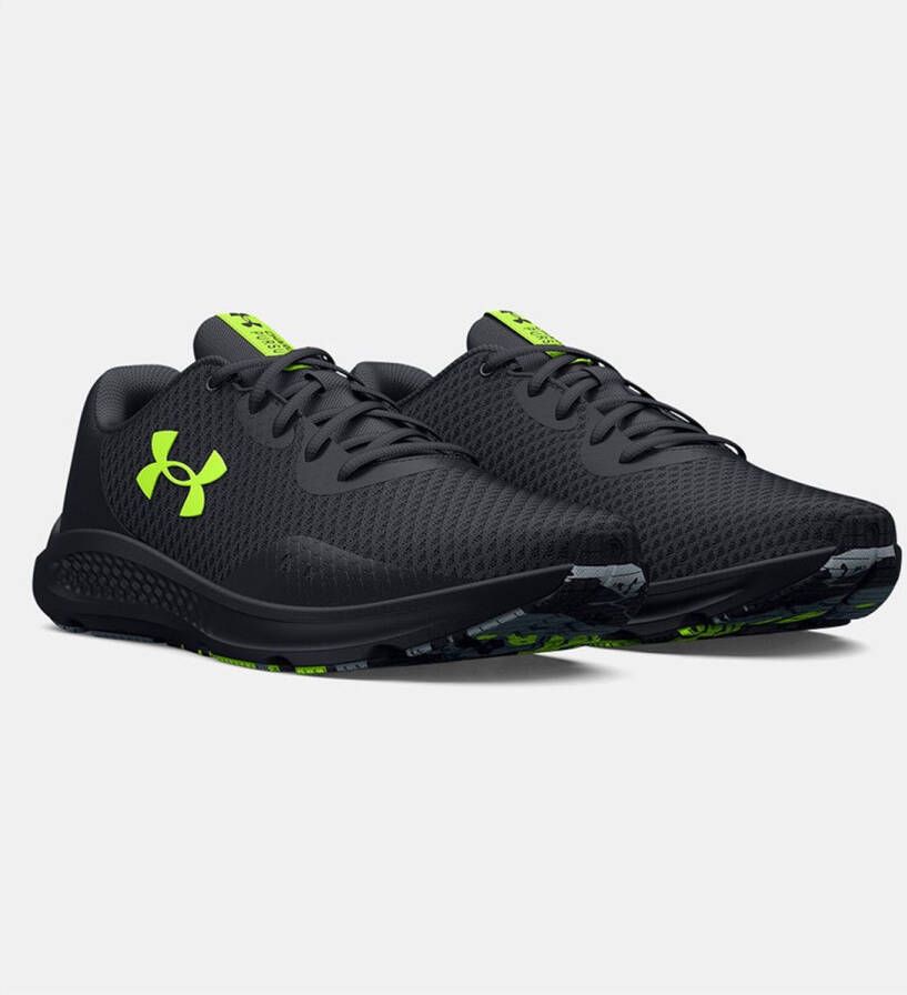Under Armour Charged Pursuit 3 hardloopschoenen heren 3024878 06 zwart geel