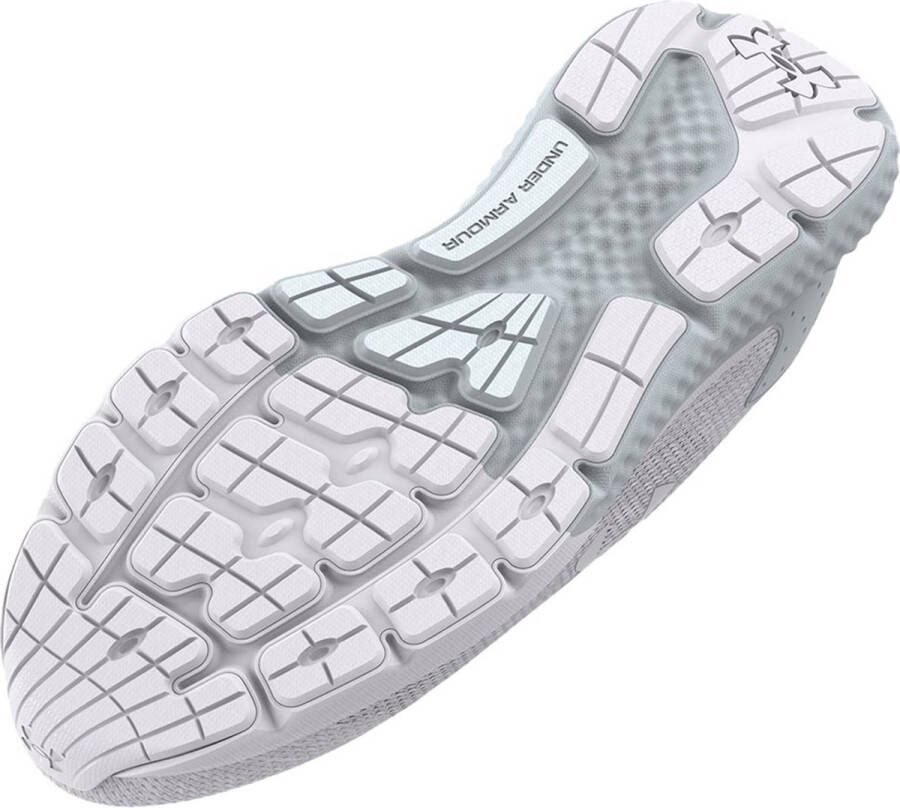 Under Armour Charged Rogue 3 Knit Hardloopschoenen White Gray Irides Dames 1