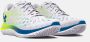 Under Armour FLOW Velociti Wind 2 Heren Sportschoenen wit geel - Thumbnail 2