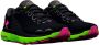 Under Armour HOVR Infinite 4 Hardloopschoenen Black Lime Surge Rebel Pink Heren - Thumbnail 3